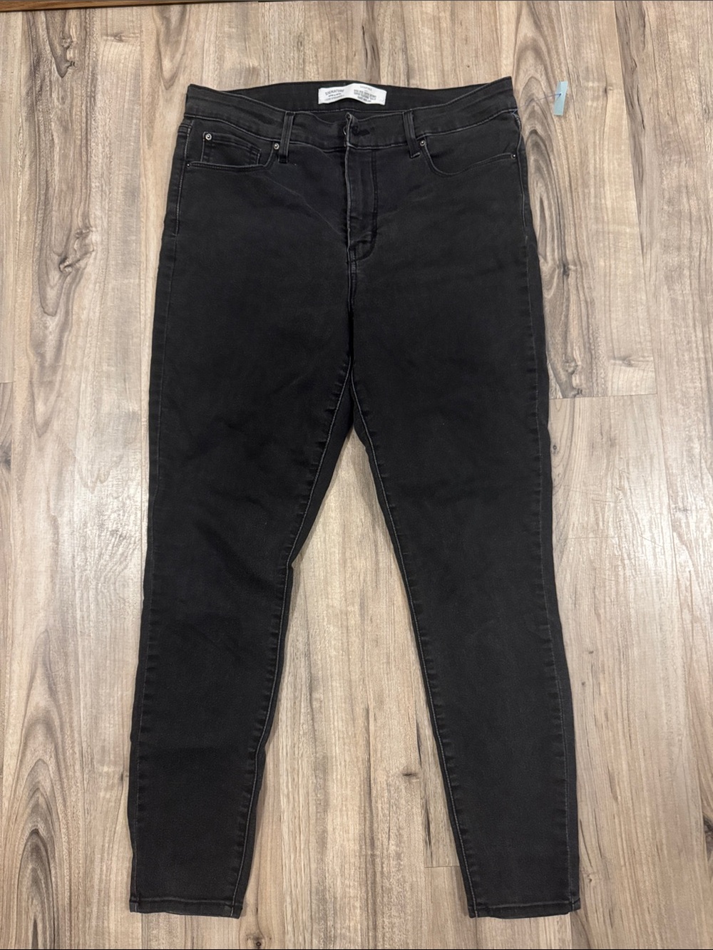 Black Women's Slim High-Rise Jeans